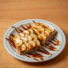 Waffle de dulce de leche y banana