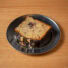 Porción de budín de banana